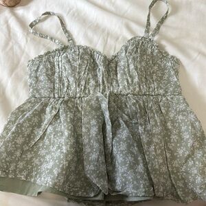 Hollister babydoll tank top